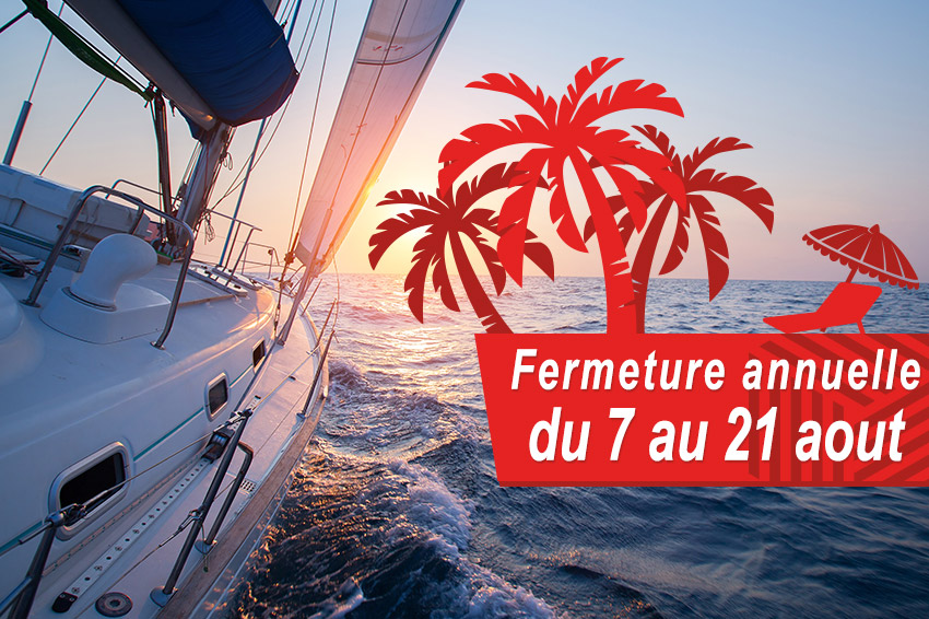 Fermeture annuelle pour congés